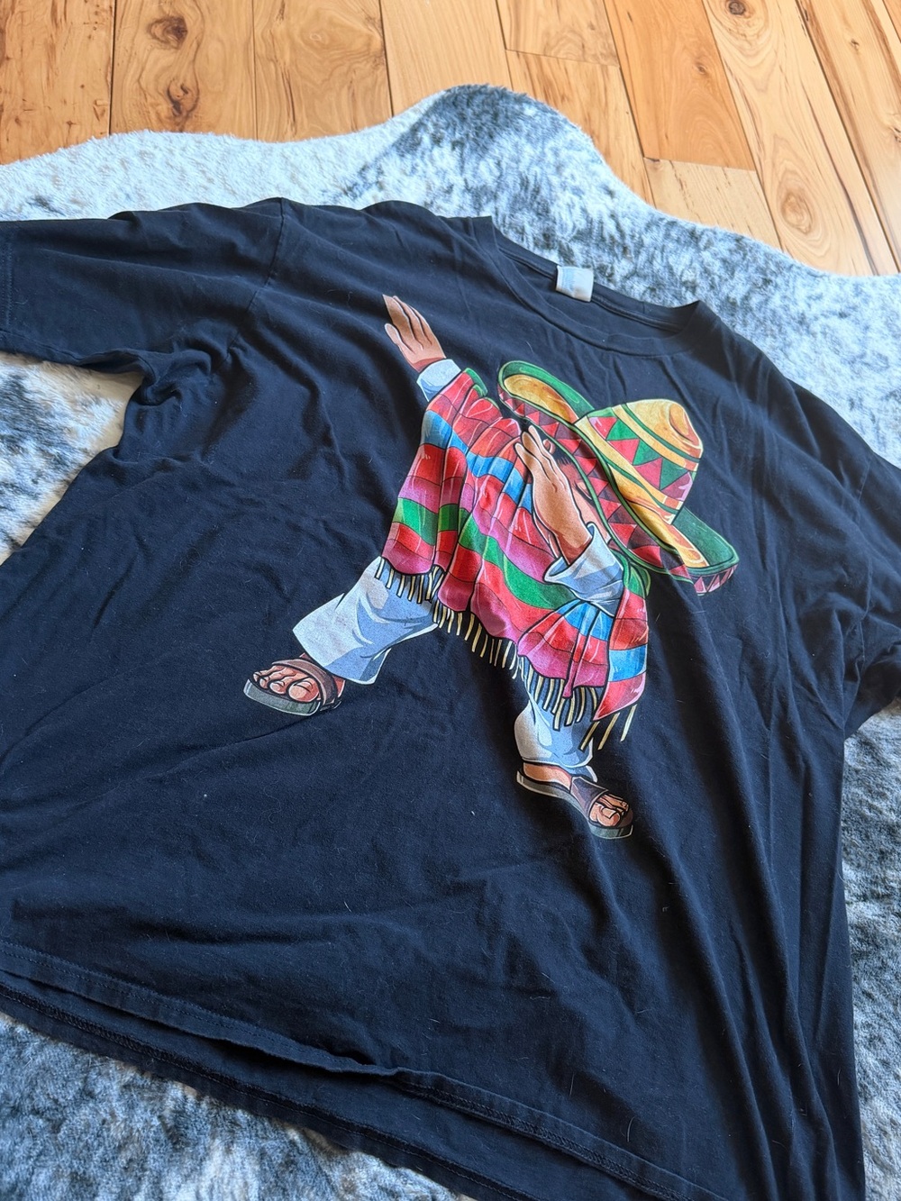 Dabbing Mexican sombrero shirt 3XL men